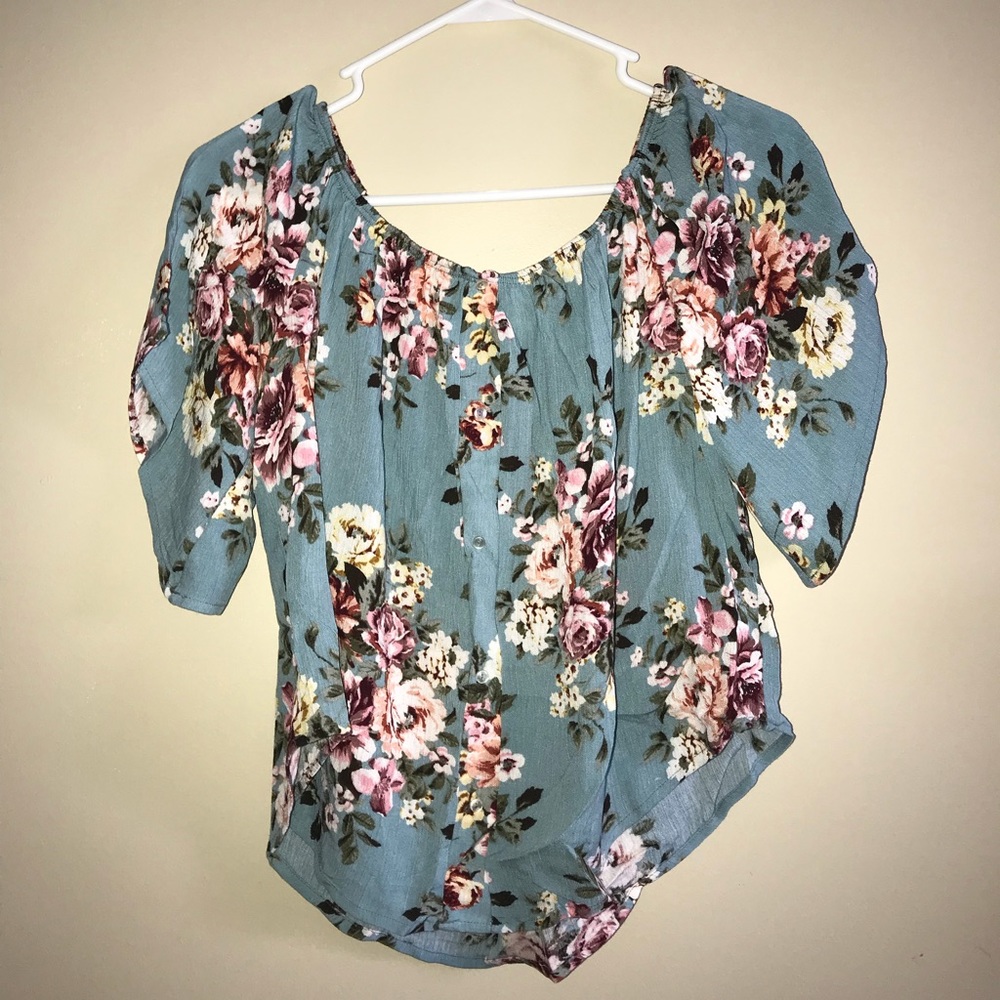 Off the shoulder top.
